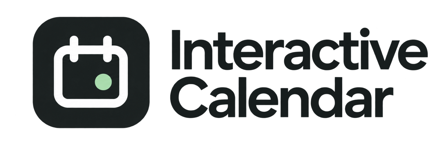 Interactive Calendar